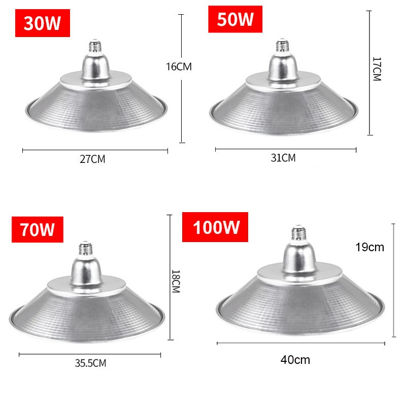 Đèn trần LED chiếu sáng rộng CANMEIJIA 100W 150W 200W cho nhà xưởng/ kho/ công nghiệp/ ban ngày
