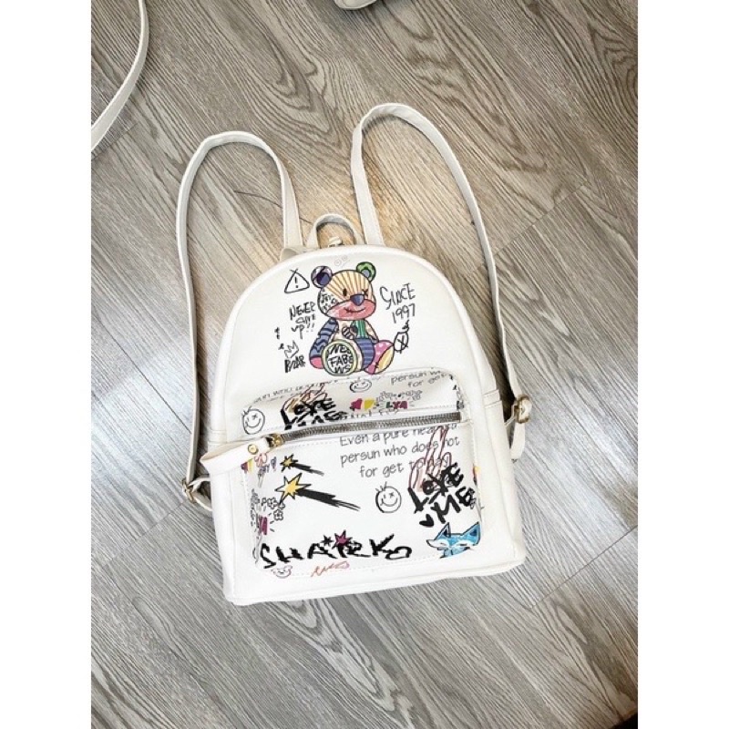 ba lô màu trắng xịn xò 🥰🥰🥰🥰🥰