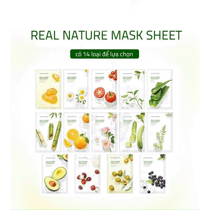 Mặt Nạ Giấy Nature Republic Dưỡng Da Hàn Quốc Mẫu Mới "19.october" | BigBuy360 - bigbuy360.vn