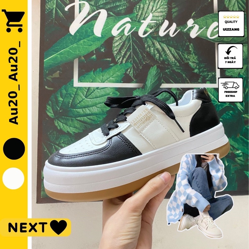 Giày Thể Thao Sneaker Nữ 𝗨𝗹𝘇𝘇𝗮𝗻𝗴 𝗕𝗔́𝗡𝗛 𝗠𝗜̀ 𝗧𝗿𝗲𝗻𝗱𝗶𝗻𝗴 HOT Nhất Phong Cách Cute