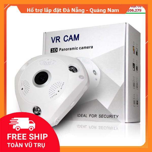 Camera VR Cam 3D Panoramic IP Wifi Full HD 360 Độ 3.0 MP tầm nhìn bao quát