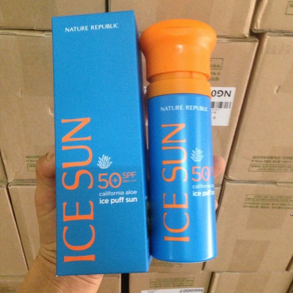 Kem chống nắng Ice Sun Nature Republic SPF50 PA+++ Hàn Quốc