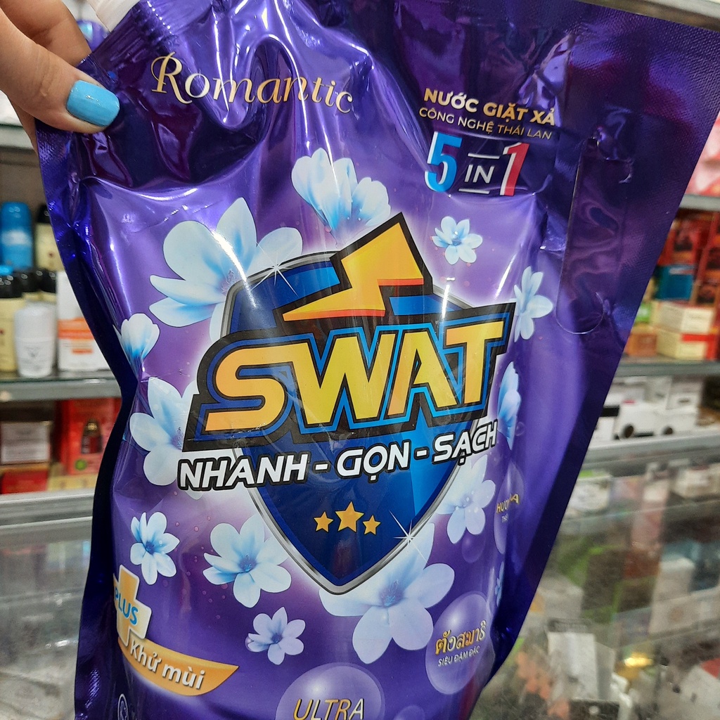 Nước giặt xả swat Romantic 5in1 2,2kg Dạng Túi