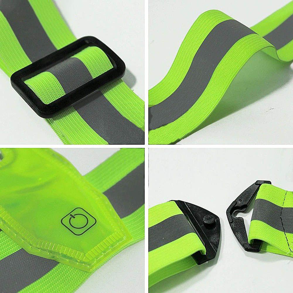 Áo Bảo Hộ Lao Động Ban Đêm Có Đèn LED Phản Quang