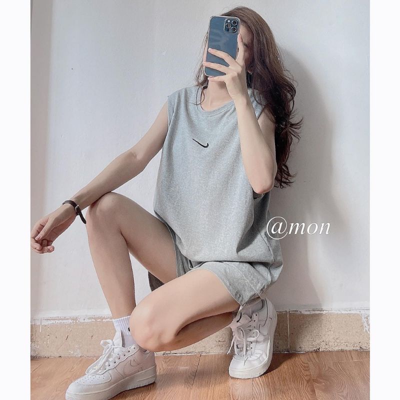 Set áo sát nách gồm 3 món tanktop thêu A055
