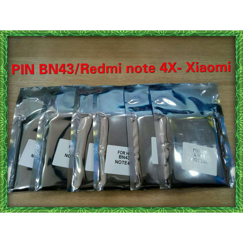 pin BN43- redmi note 4X- Xiaomi