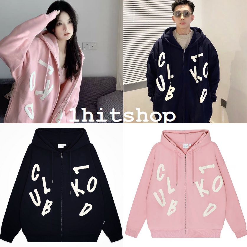 Áo KHOÁC Hoodie KOL & Ulzzang Nam Nữ Unisex 1hitshop