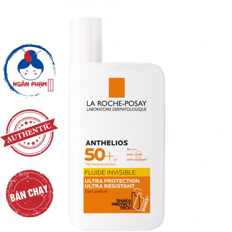 [Bill Pháp] Kem Chống Nắng La Roche-Posay Anthelios Fluide Invisible - Shaka không mùi | BigBuy360 - bigbuy360.vn