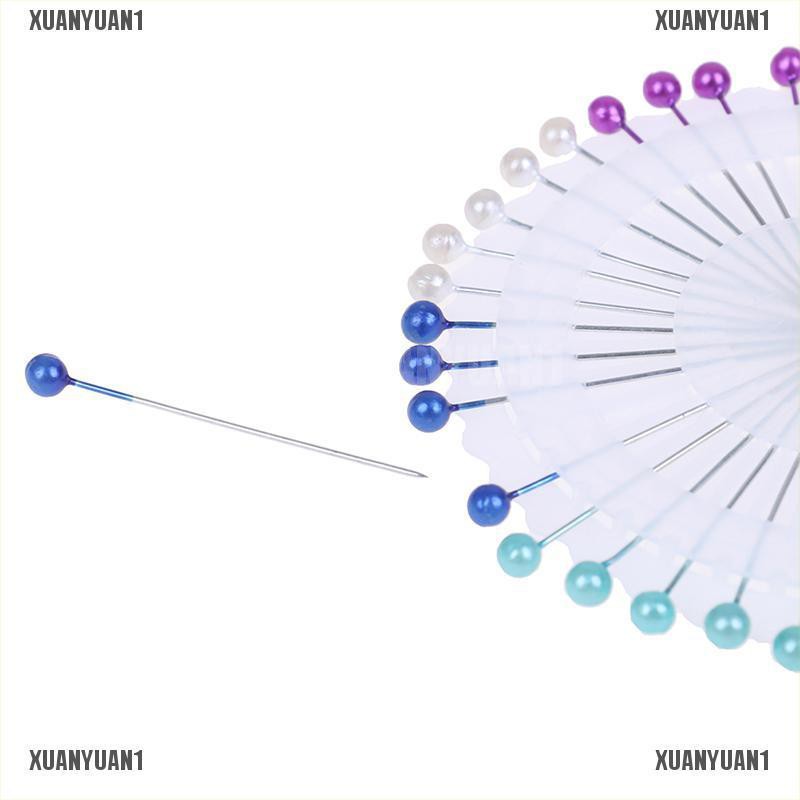 [XUANYUAN1] 40 Kim Ghim Đầu Ngọc Trai Thẳng Dùng Trong May Vá