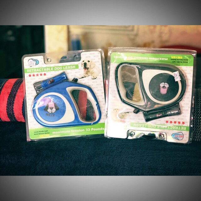 Dây Dắt Tự Động Kéo Dài Và Thu Dây Có Đèn Pin Cho Thú Cưng Meye Dây Dài 5M