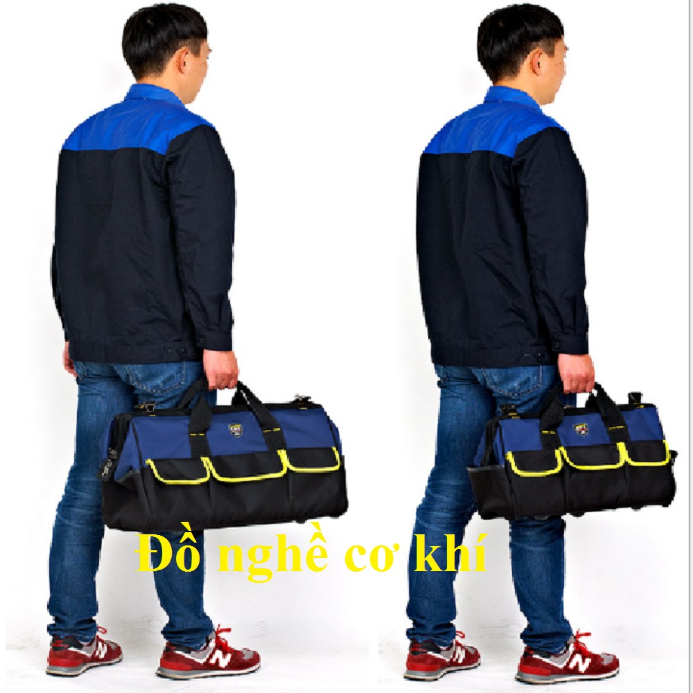 Túi đựng đồ nghề cao cấp cỡ nhỏ Size Nhỏ 36x20x25 Túi đựng dụng cụ cho các bác thợ Dày dặn Bền Đẹp