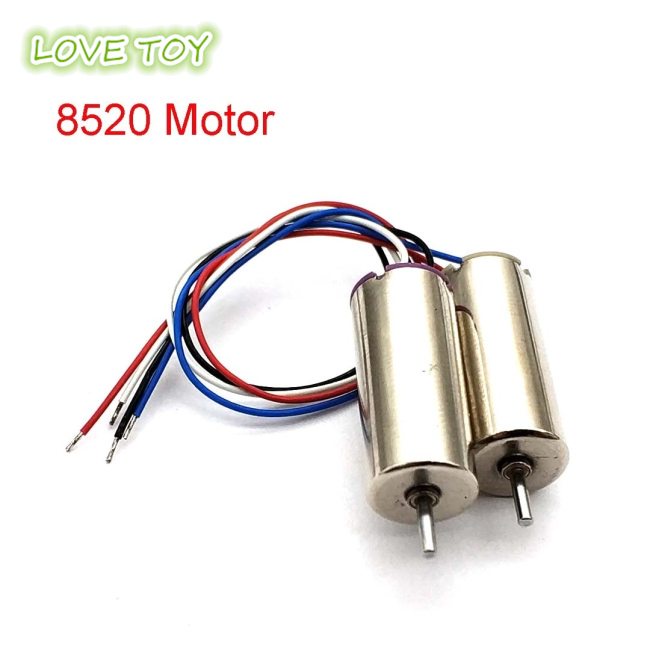 1 Cặp Động Cơ Không Lõi 8520 4.2V 58000RPM Cho Máy Bay Điều Khiển Từ Xa Đường Kính 1.1mm