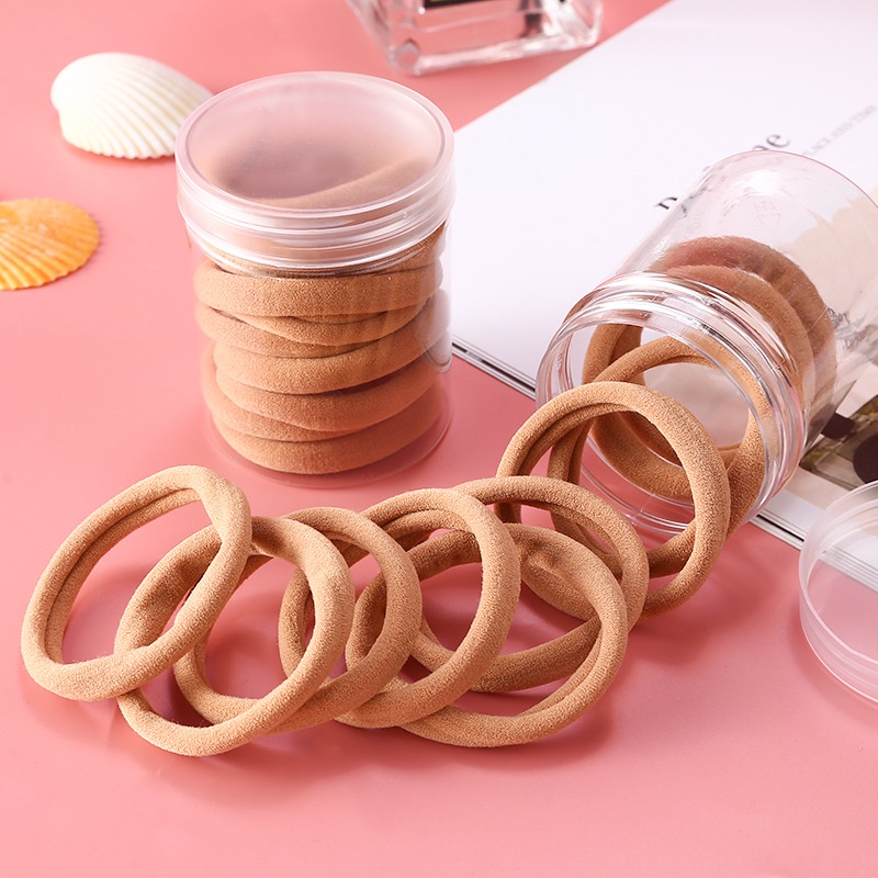 [10 màu] Set hộp 10 dây thun buộc tóc cao su BT10