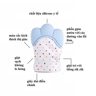 Găng tay gặm nướu cho bé (1 GĂNG TAY)
