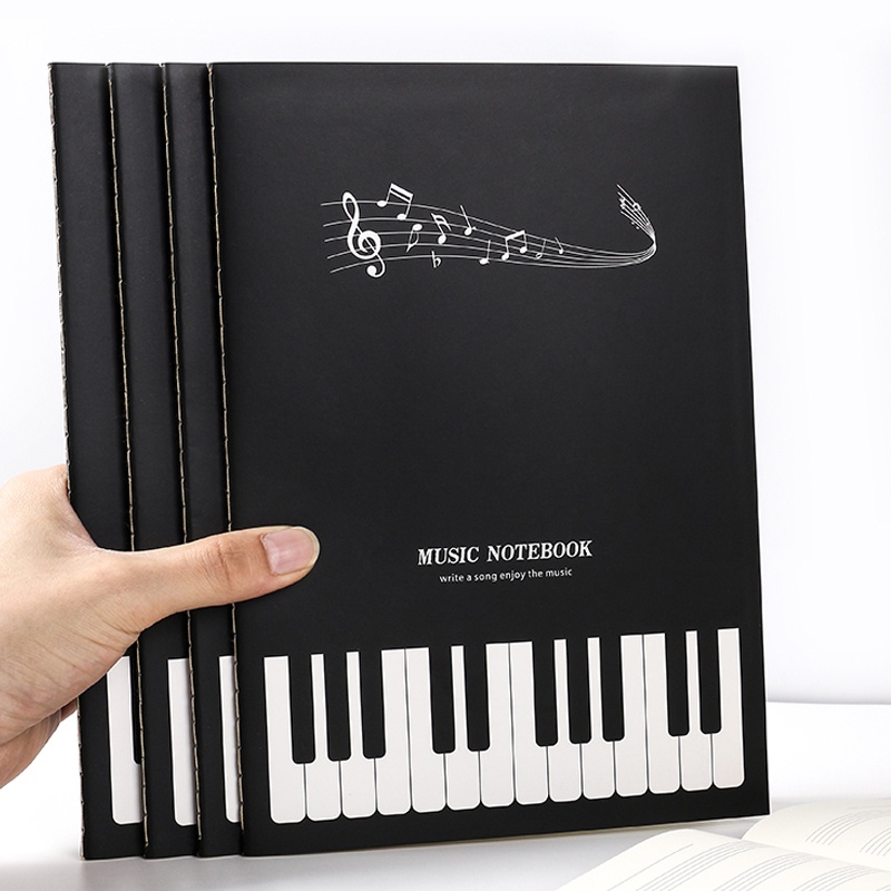 Sổ Ghi Chép Khổ B5 16 / 24 / 36 Tờ Bìa Hình Nhạc