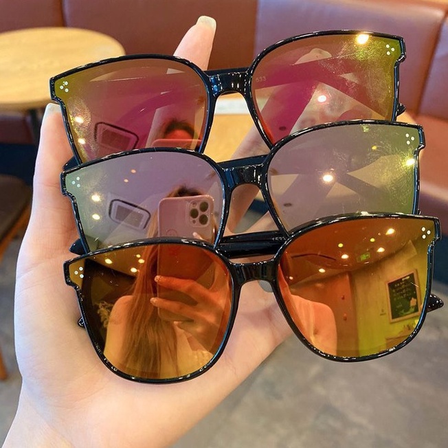 Kính mát thời trang cho bé từ 2-9 tuổi, mặt tráng gương chống tia UV400 siêu dễ thương cho bé trai và bé gái mã T1533