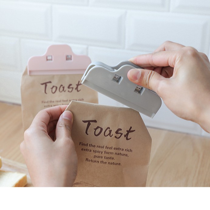 Kẹp to dán miệng túi đựng đồ ăn thức ăn nhanh chống ẩm xinh xắn