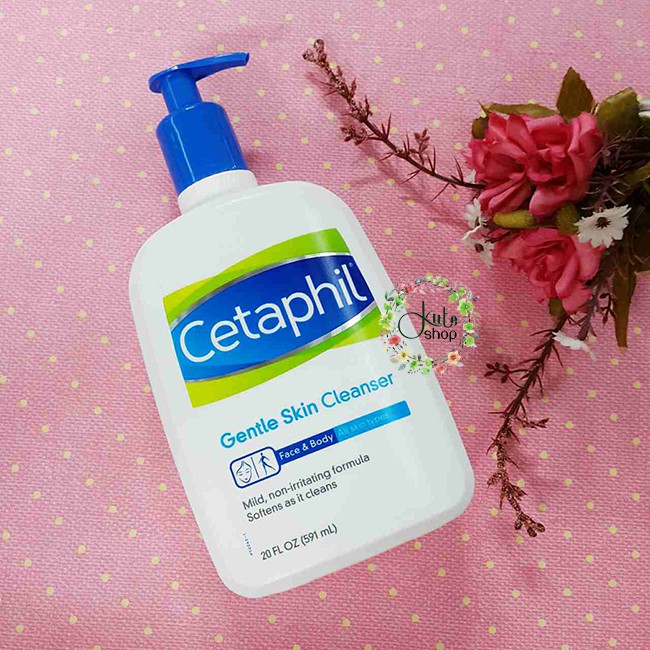 (Tách set 591ml) Sữa rửa mặt RM Cetaphil Gentle Skin