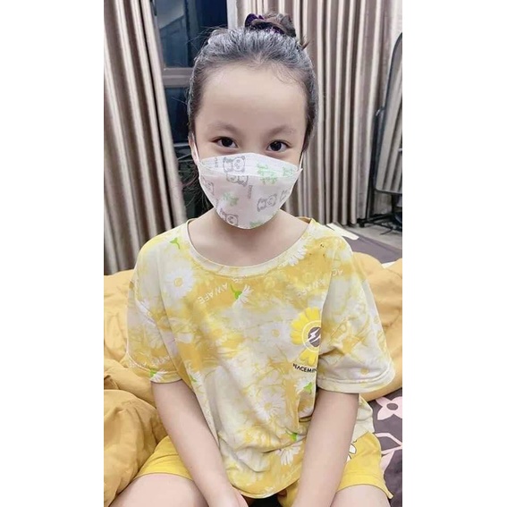[Gói 10 cái] Khẩu trang cao cấp KF94 LPKID trẻ em 4 lớp kháng khuẩn