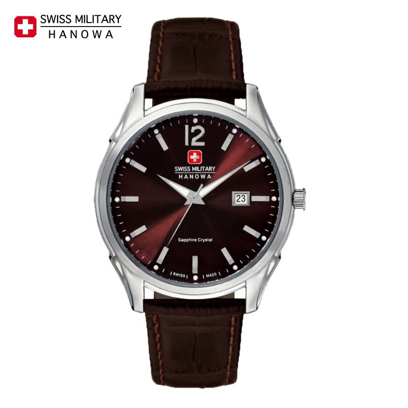 ĐỒNG HỒ NAM SWISS MILITARY HANOWA – 06-4157.04.005 – DÂY DA