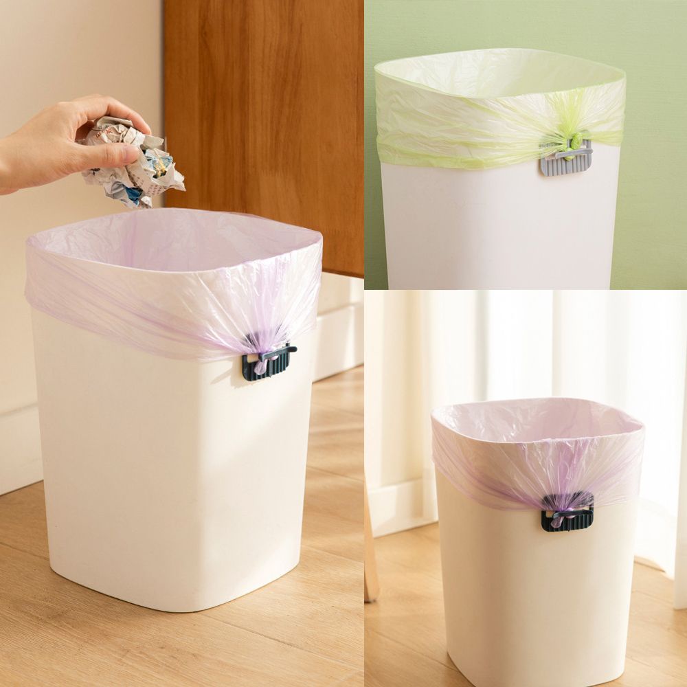 Set 4 Kẹp Nhựa Giữ Túi Rác Tiện Lợi