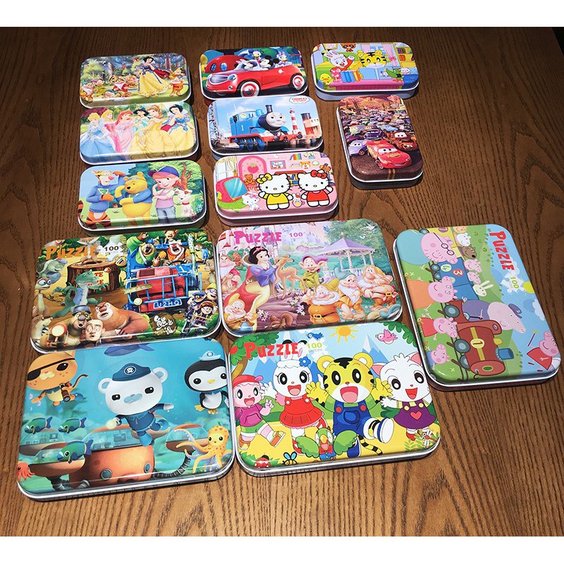 100/ 200 mảnh ghép puzzle hoạt hình