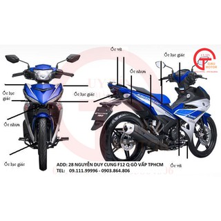 BỘ ỐC LẮP DÀN ÁO CHO XE EXCITER 150