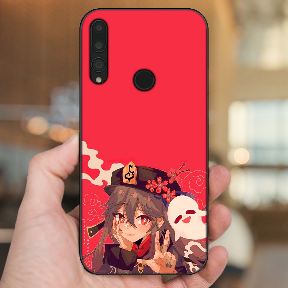 Ốp lưng Huawei Y9 Prime 2019 viền đen in hình Hutao Genshin Impact