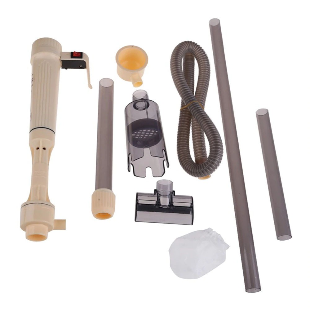 Máy Hút Cặn Bể Cá chạy điện và pin AS615A - AS615B đa năng 2 IN 1 loại tốt