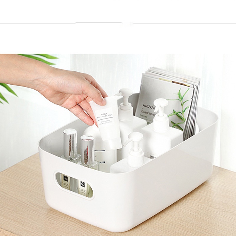 NAFENAI Hộp Nhựa Đựng Đồ Để Bàn Màu Sắc Tươi Sáng