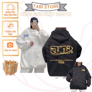 Áo hoodie thụng dáng rộng unisex dưới 85kg chất nỉ bông cotton tabistore - Áo hoodie Tuni