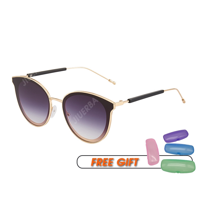 Kính Mát Mắt Mèo Chống Tia Uv Phong Cách Hàn Quốc Cho Nữ