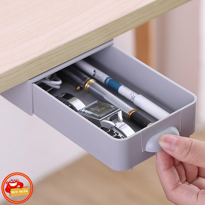 Ngăn kéo phụ mini đựng đồ bên dưới mặt bàn, Hộp dựng đồ ngăn kéo giấu kín