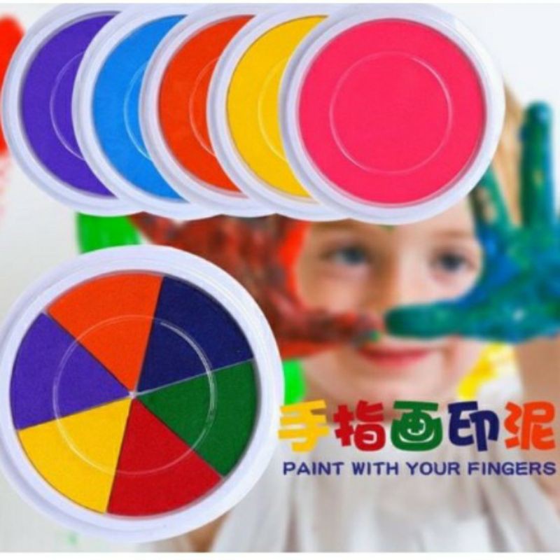 Màu in bàn tay cho bé