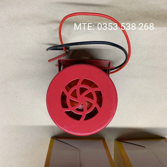 Còi hụ xé gió MS-190 12V - 24V - 220V -Mini motor siren - báo động báo cháy