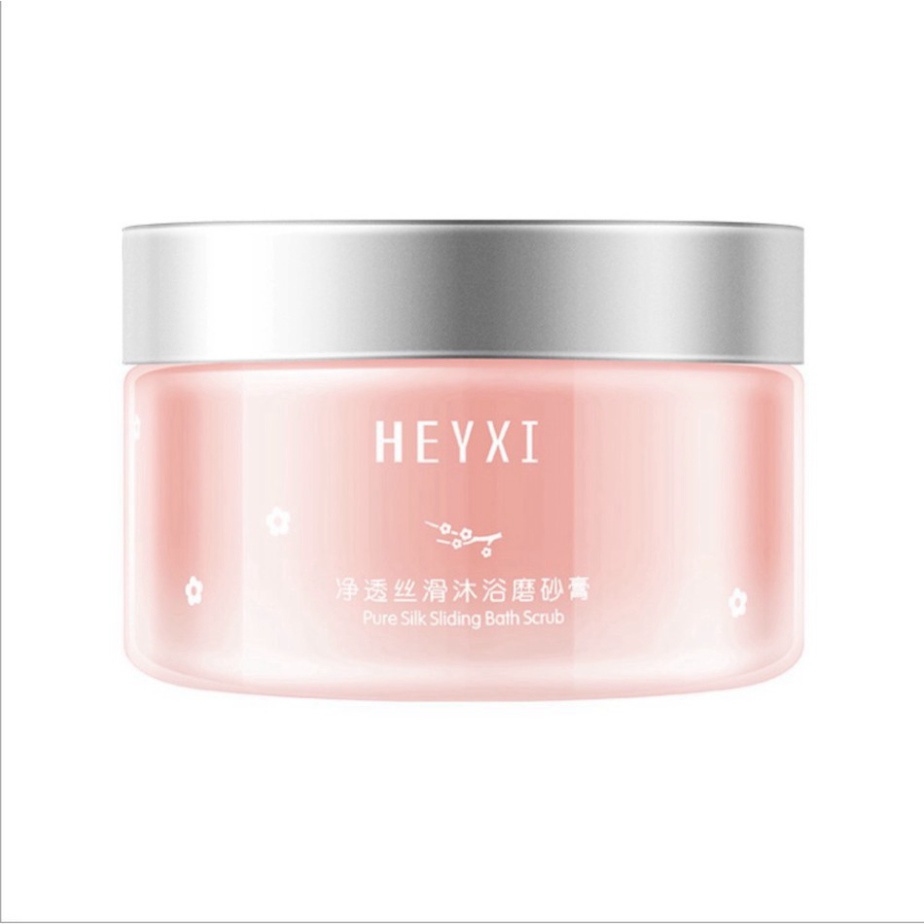 Tẩy tế bào chết body HEYXI Pure Silky Bath Body Scrub 250g HTTBC6