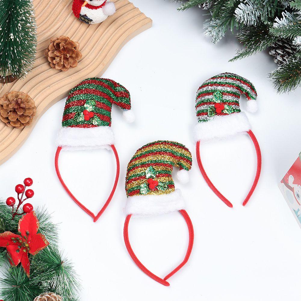 Băng Đô Cài Tóc Hình Nón Giáng Sinh Dễ Thương