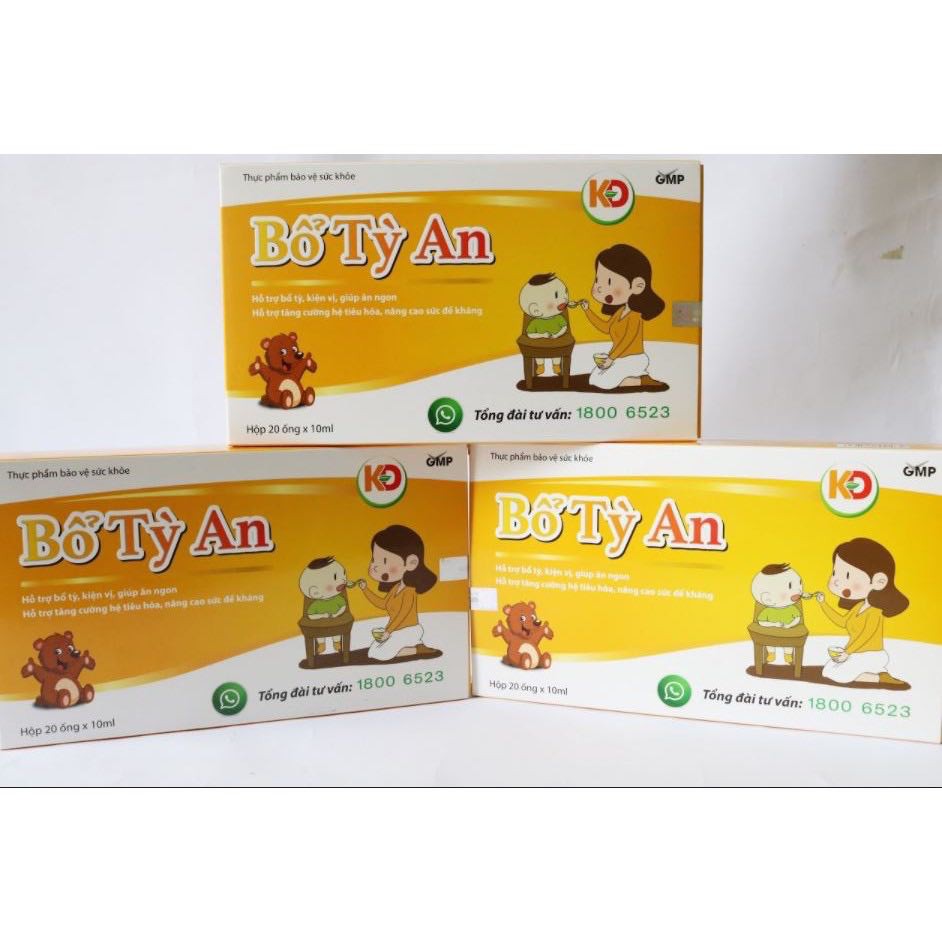 Siro Ống Bổ Tỳ An hỗ trợ tăng cường hệ tiêu hóa và nâng cao sức đề kháng, hộp 20 ống – Health Pharmacy