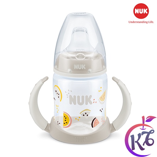 Bình tập uống nước NUK nhựa PP 150ml đầu mút có tay cầm cho bé tập uống - NU34359 (4 màu)