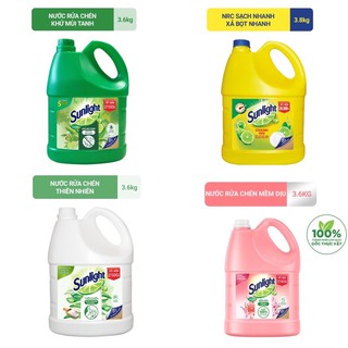 Nước rửa bát/ nước rửa chén sunlight 3,6kg