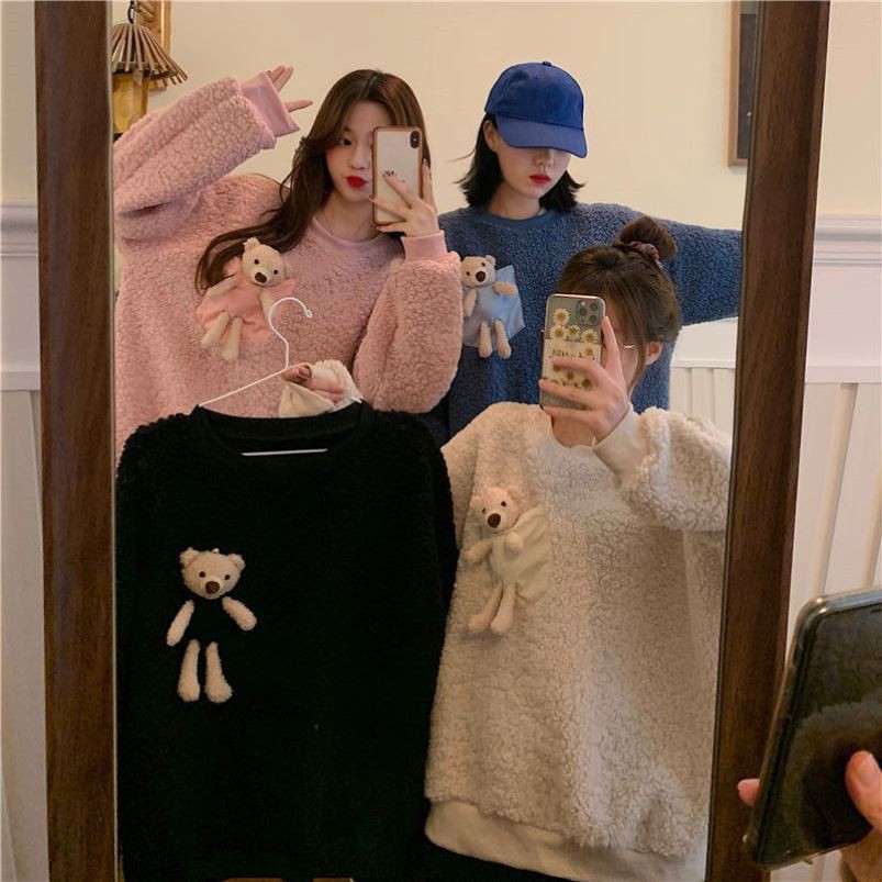 (Sẵn hàng  ) Áo hoodie dáng rộng phong cách Hàn Quốc trẻ trung cho cặp đôi- Oversize Unisex
