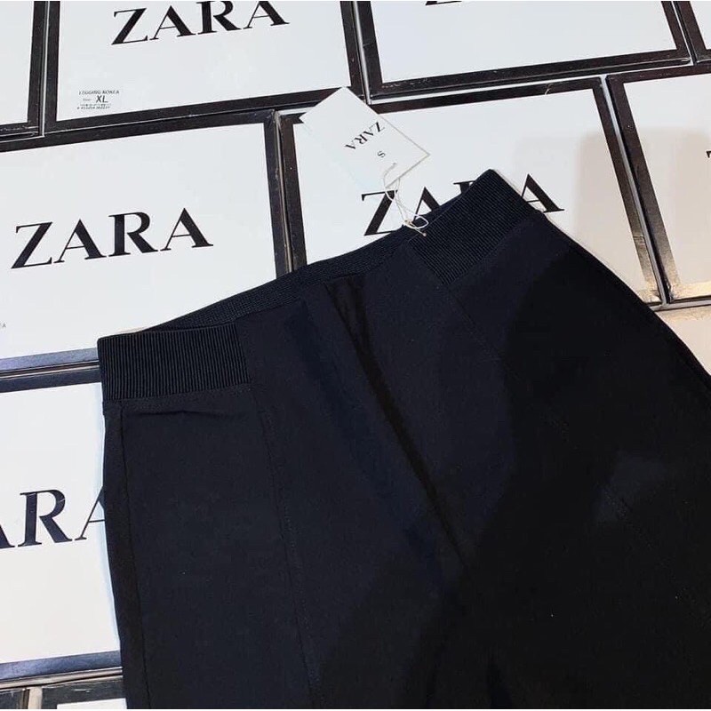ảnh thật QUẦN LEGGING ĐEN ZA.RÀ FULL HỘP