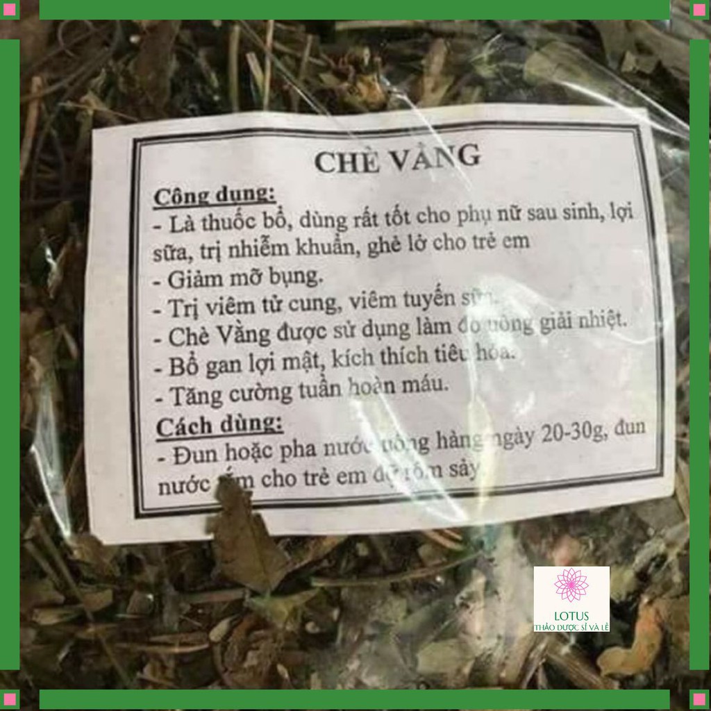 1 kg Lá chè vằng sẻ Nguyên chất