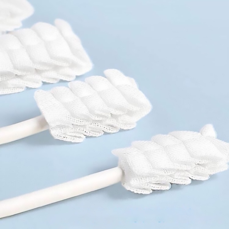Que gạc tưa lưỡi Emmakids hộp 30 que vệ sinh khoang miệng cho trẻ sơ sinh