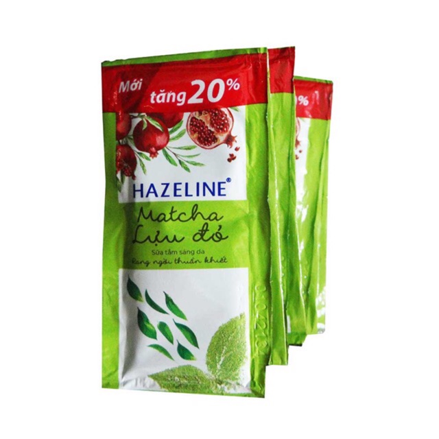 Combo 20 gói sữa tắm sáng da Hazeline 4,5g