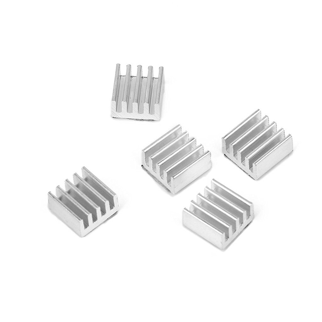 5 x Heatsink 8 x 8 x 5mm Aluminum cooling fin For Printer Stepper Motor Driver