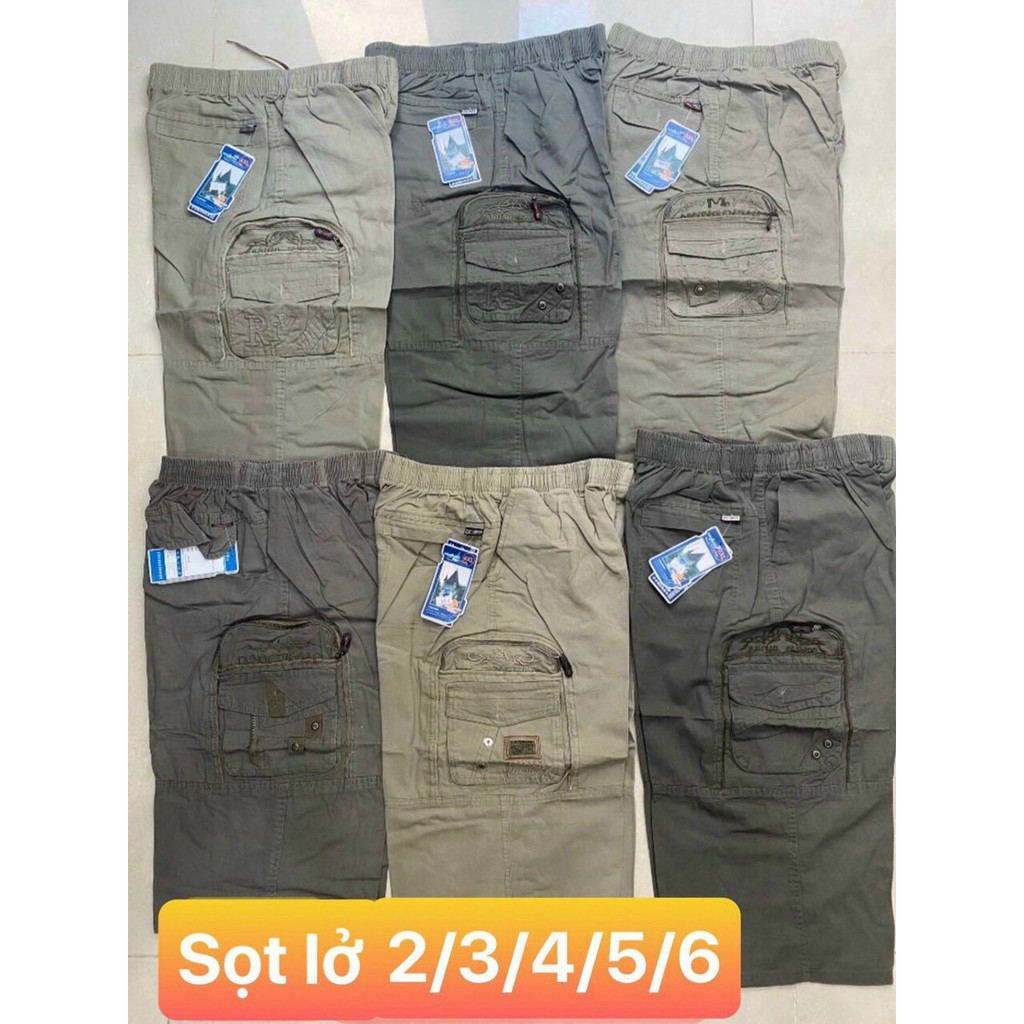 Kiểu dáng quần kaki túi hộp, dây kéo lửng hot