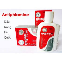 Dầu Nóng Xoa Bóp  Chính Hãng Antiphlamine từ Hàn Quốc 100ml