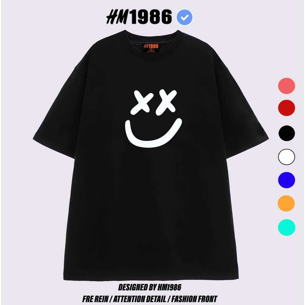 Áo thun tay lỡ form rộng unisex HM1986 , Áo thun phông rộng , áo phông form rộng 3160