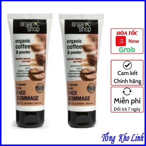 Sản Phẩm Tẩy Tế Bào Chết Organic Shop Organic Coffee Mặt Và Body - Hàng Cao Cấp